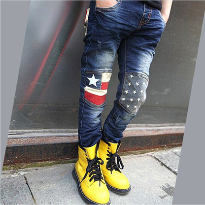 Boy patchwork jeans - iztia