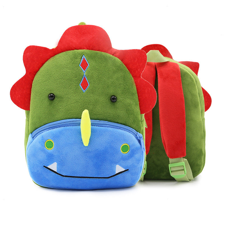 Cute Plush Backpacks Kindergarten Cartoon School Bags Children Animal Toys Bag - iztia