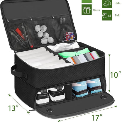 Golf Trunk Storage Box Waterproof Car Golf Locker Car Storage Bag - iztia