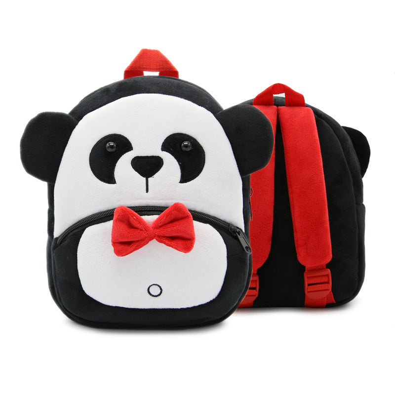 Cute Plush Backpacks Kindergarten Cartoon School Bags Children Animal Toys Bag - iztia