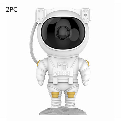 Creative Astronaut Galaxy Starry Sky Projector Nightlight USB Atmospher Bedroom Table Lamp - iztia