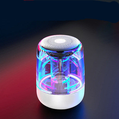 Portable Speakers Bluetooth Column Wireless Bluetooth Speaker Powerful Bass Radio with Variable Color LED Light - iztia