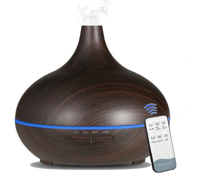 Ultrasonic Aroma Diffuser Humidifier Wood Grain - iztia