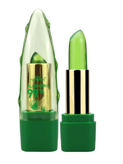 Aloe Vera Gel Color Changing Lipstick Gloss  Moisturizer Anti-drying Desalination Fine-grain Lip Blam Care - iztia