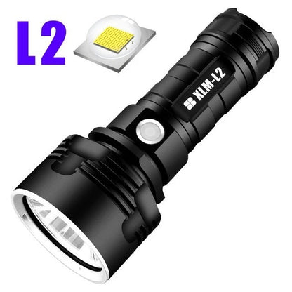 Strong Flashlight Focusing Led Flash Light Rechargeable Super Bright LED Outdoor Xenon Lamp - iztia