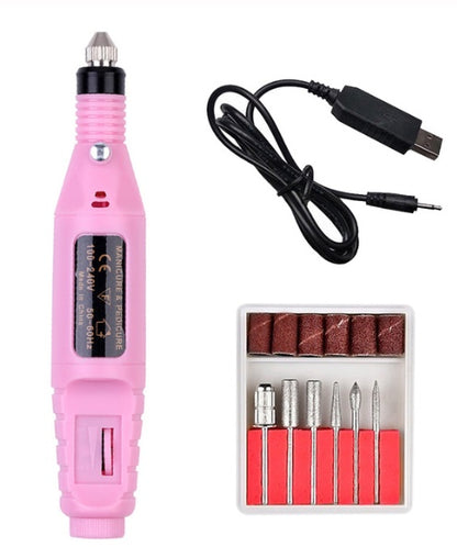 Electric Nail Polish Machine Pen Nail Art Tool - iztia