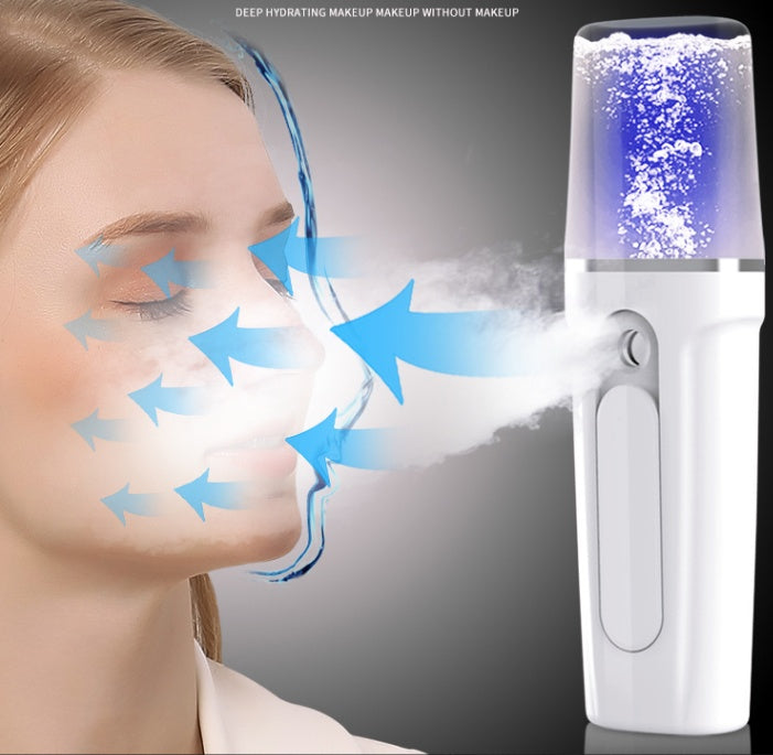 Facial Moisturizing Facial Beauty Apparatus With USB Charging Battery Bank - iztia