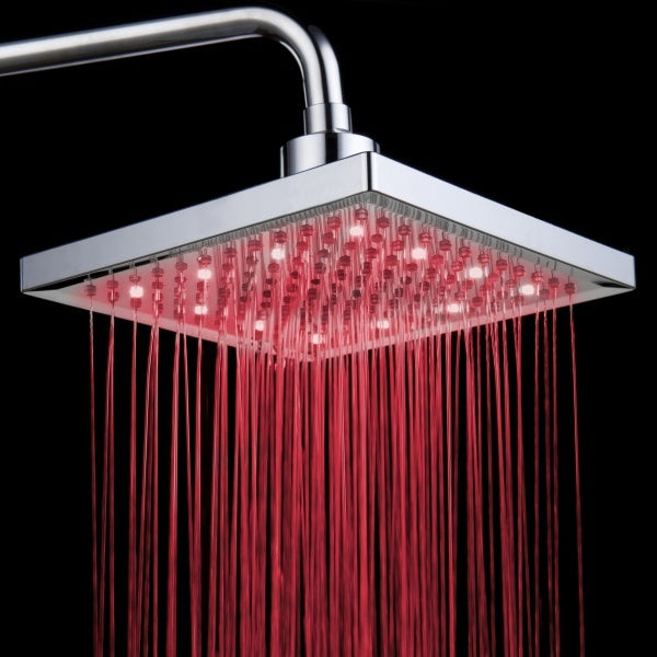 Luminous color changing shower head - iztia