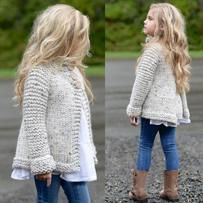 Girls cardigan sweater coat - iztia