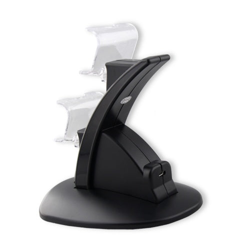 Dual USB Charge Dock Stand USB Charging Dock Station Stand With usb charging cable ForPlaystation 4 PS4 controllers - iztia