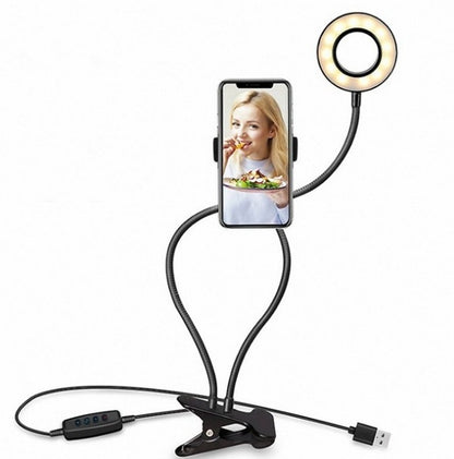 LED Selfie Ring Light for Live Adjustable Makeup Light-8cm Stand - iztia