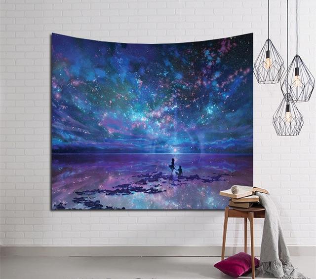 Star Guardian Indian Mandala Tapestry Wall Hanging Bohemian Gypsy Psychedelic Tapiz Witchcraft Tapestry - iztia