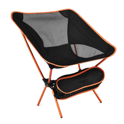 Travel Ultralight Folding Chair Superhard High Load Outdoor Camping Chair Portable Beach Hiking Picnic Seat Fishing Tools Chair - iztia