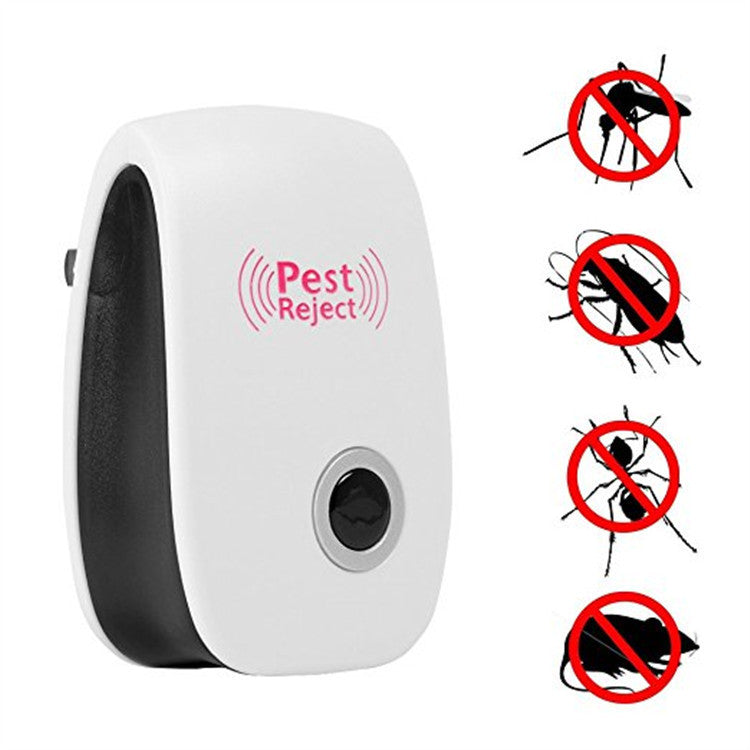 Electronic Ultrasonic Healthy Rechargeble Anti Mosquito Insect Pest Reject Mouse Repellent Repeller Practical Home EUUS Plug - iztia