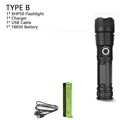 XHP70.2 Powerful Usb Led Flashlight - iztia