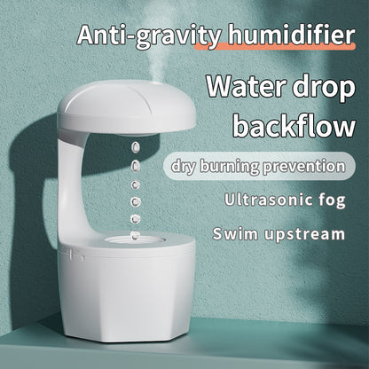 Anti-gravity Humidifier Water Droplet Backflow Aromatherapy Machine Large Capacity Office Bedroom Silent Large Fog Volume Spray - iztia