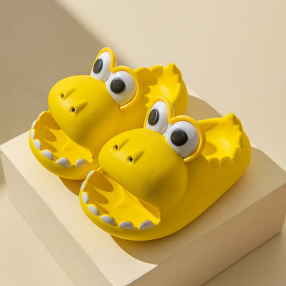 Kids Dinosaur Slippers Wholesale Summer Cartoon Parent Child Outdoor Home EVA Sandals Women Men Kids Cute Slippers Baby Shoes - iztia