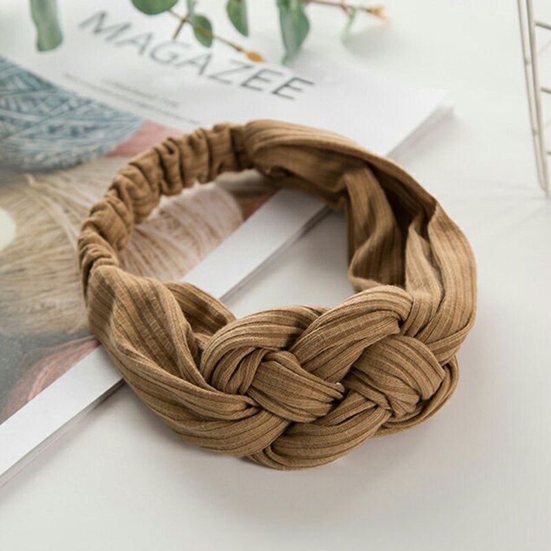 Knitted Chinese knot hair band - iztia