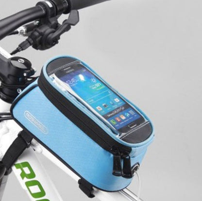 Compatible with Apple, ROSWHEEL Bicycle Frame Bags Bags Bag Holder For IPhone Mobile Phone Bag - iztia