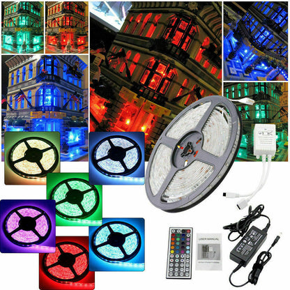 Led Strip Lights 5050 RGB Bluetooth Room Light Color Changing with Remote - iztia