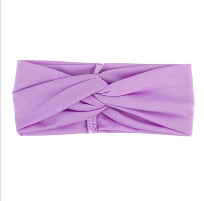 Turban headband women twist elastic headband head band sport yoga headband headdress headwrap girls hair accessories - iztia