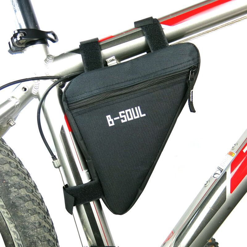 Saddle bag riding bicycle mountain bike bag triangle tool kit upper tube beam bag bicycle equipment accessories - iztia