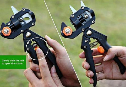 Garden Fruit Tree Pro Pruning Shears Scissor Grafting Cutting Tool  2 Blade Garden Tools Set Pruner Tree Cutting Tool - iztia