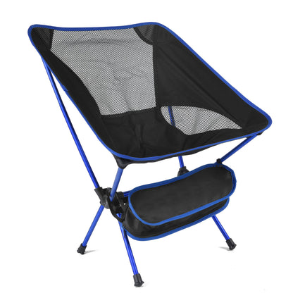 Travel Ultralight Folding Chair Superhard High Load Outdoor Camping Chair Portable Beach Hiking Picnic Seat Fishing Tools Chair - iztia