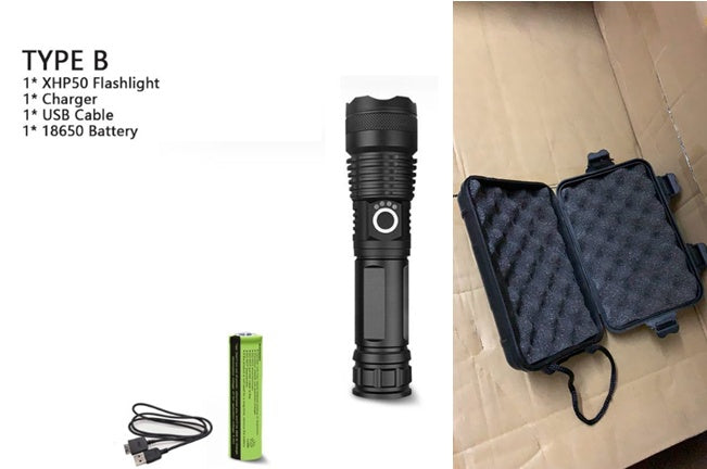 XHP70.2 Powerful Usb Led Flashlight - iztia