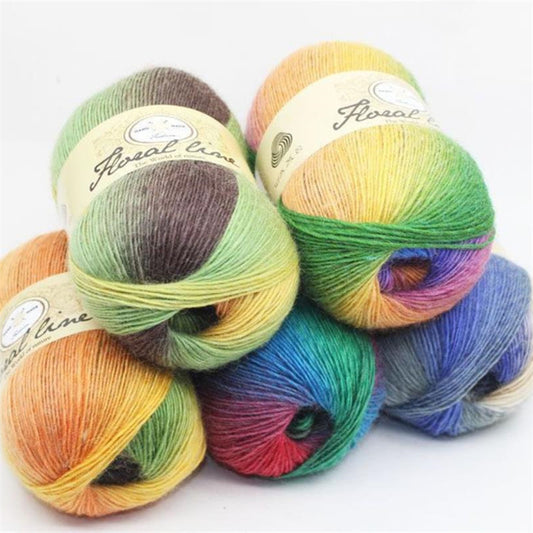 Rainbow ball of yarn - iztia