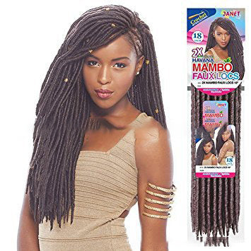 African black solid braided chemical fiber wig - iztia