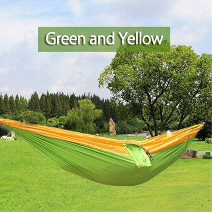 Backpacking Hammock - Portable Nylon Parachute Outdoor Double Hammock - iztia