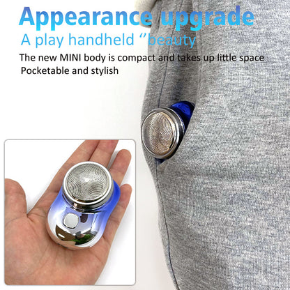 Mini Portable Face Cordless Shavers Rechargeable USB Electric Shaver Wet & Dry Painless Small Size Machine Shaving For Men - iztia