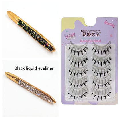 False Eyelashes Self-adhesive Eyeliner Multicolor - iztia