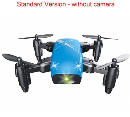 Micro Foldable RC Drone 3D Bearing Steering Wheel Remote Control Quadcopter Toys With Camera WiFi APP Control Helicopter Dron Kids Gift - iztia