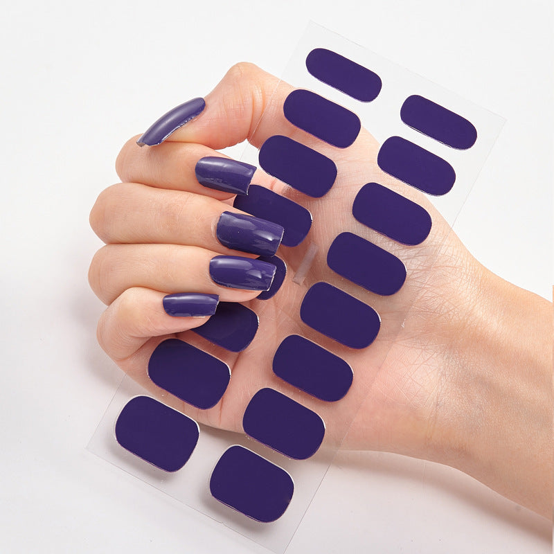 Nail Sticker Letter Color Nail Art Sticker Full Sticker - iztia