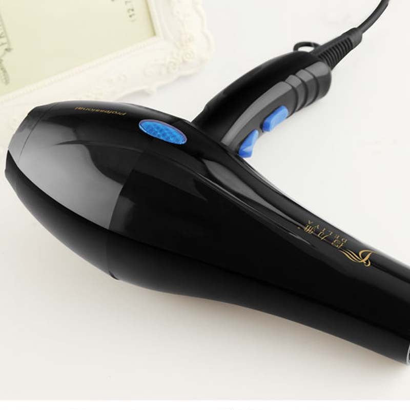 Home Hairdressing High-Power Blue Light Negative Ion Hair Dryer - iztia