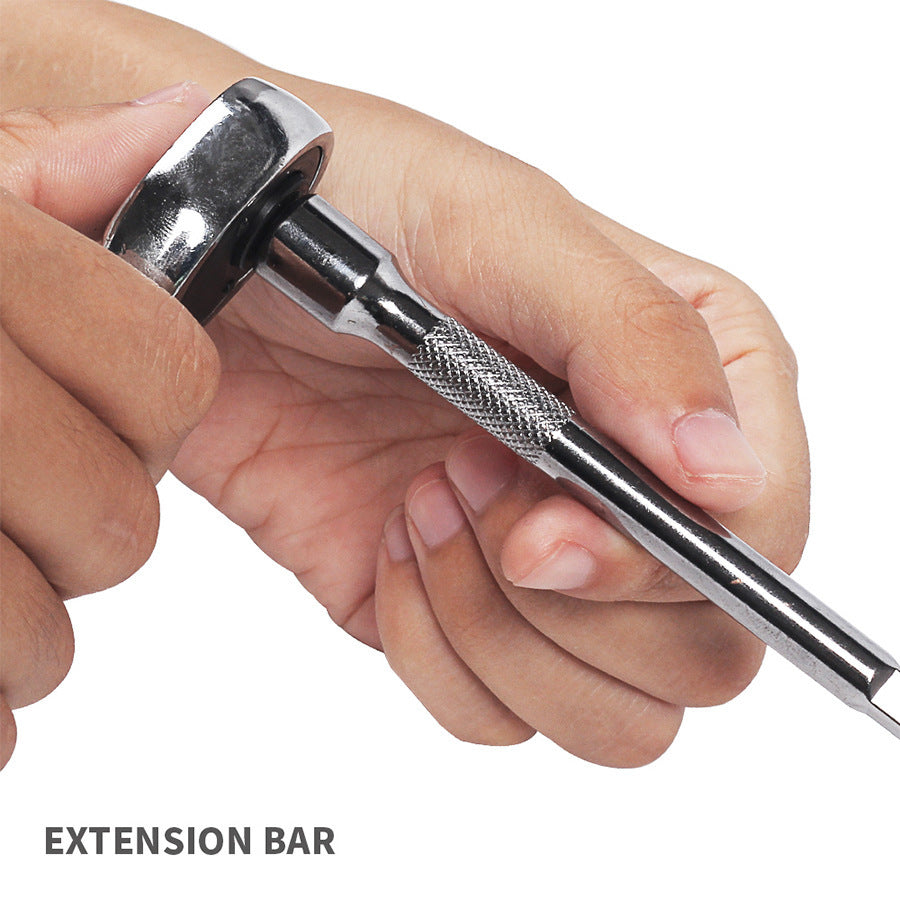 Car Repair Tool 46pcs Inch Socket Set Car Repair Tool Ratchet Torque Wrench Combo Tools Kit Auto Repairing Tool Set - iztia