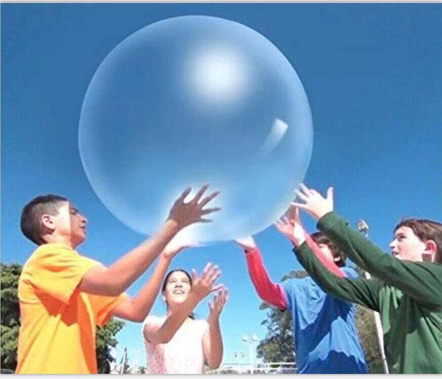 Big Inflatable Ball Children's Toy Elastic Ball Water Ball Bubble Ball Inflatable Ball - iztia