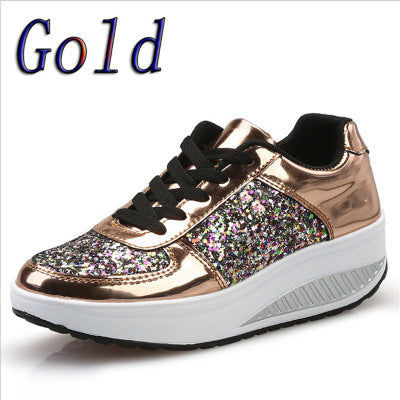 Sequin women's sneakers - iztia