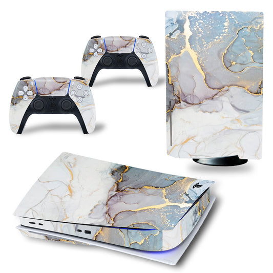 New White Playstation 5 Stickers Vinyl Decals PS5 Disk Skins Console Controllers - iztia