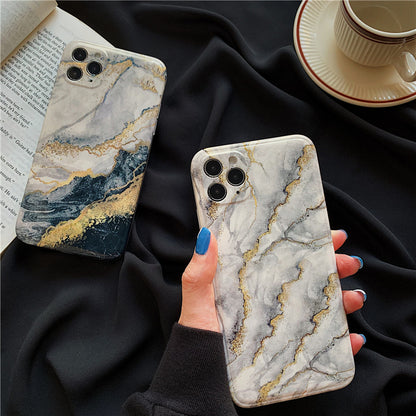 Compatible with Apple , Glitter Marble Apple Phone Case - iztia