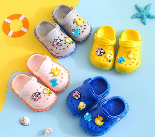 Kids Slippers for Boys Girls Cartoon Shoes Summer Toddler - iztia