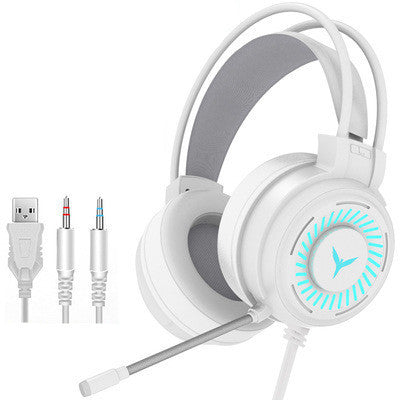 King G60 Gaming Headphones Gaming Wired 7.1 Channel Eating Chicken Desktop Computer Notebook Headset - iztia