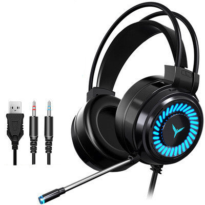 King G60 Gaming Headphones Gaming Wired 7.1 Channel Eating Chicken Desktop Computer Notebook Headset - iztia