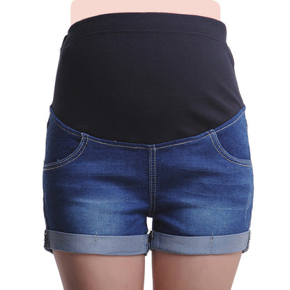 Maternity Denim Shorts - iztia