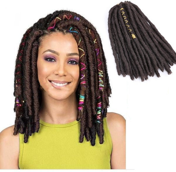 Soft Dread Locs Twist Hair Faux Locs Crochet Braids - iztia