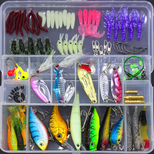 Fishing Gear Sequined Soft Bait Set - iztia