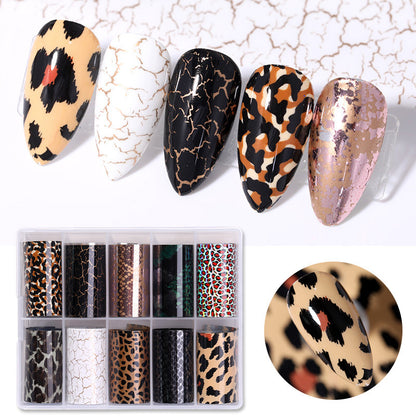 Ins Classic Manicure Nail Sticker Snake Star Set Sticker - iztia