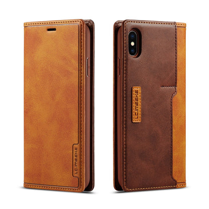 Wallet Leather Case Creative Retro Card Protective Cover - iztia